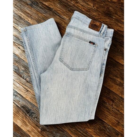 Faherty Brand Pacific Straight Jeans Ocean Wash Light Blue Sz 32 X 29 MDC0001 - Picture 1 of 9